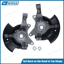 NEW Front Steering Knuckles & Wheel Hub Bearings Assembly for 2007-10 Ford Edge picture