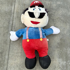 VTG Promo 1988 ACME Super Mario Bros Nintendo LARGE Stuffed Plush Toy 48in RARE picture