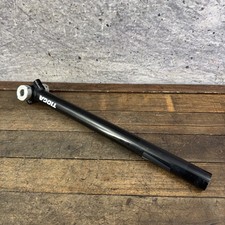 VIntage Tioga Seatpost 26.6mm Black Japan NOS Plain Post Road 90s MTB Bike picture