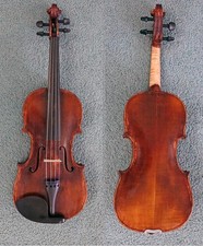 RESTORED ANTIQUE HOPF 4/4 GERMAN TRADE VIOLIN STRADIVARI COPY WITH CASE  C-1900 picture