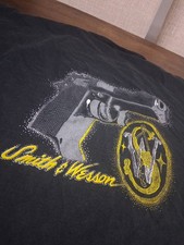 Vintage Dare To Be Smith & Wesson Graphic Tee Heavyweight Cotton Black Men’s 2XL picture