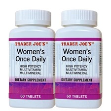 Trader Joe’s Women’s Once Daily High Potency Multivitamin-60Tab/By05/28 (2 Pack) picture