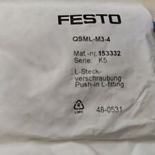 10PCS NEW FIT FOR FESTO Push-In Fittings QSML-M3-4 153332 picture