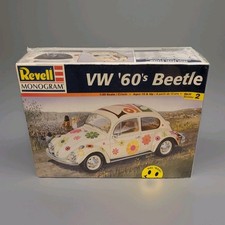 Revell Monogram VW '60s Beetle 1:25 Plastic Model Kit 7143 Brand New Sealed picture