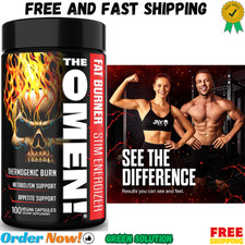 JNX SPORTS The Omen Thermogenic Fat Burner – Dietary Supplement for Men  Wome... picture