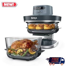 Ninja Crispi Pro 6 Qt Glass Air Fryer 6-in-1 1800W Cyberspace  picture