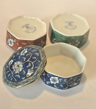 Vintage Etude Takahashi San Francisco 1986 Porcelain Trinket Jewelry Box Lot picture