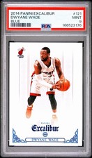 2014-15 Panini Excalibur Blue Dwyane Wade #121 PSA 9 Miami Heat picture