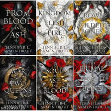 Blood and Ash Series 6 book collection by Jennifer L Armentrout PB picture