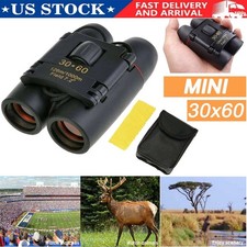 Binoculars 30x60 Zoom Outdoor Travel Compact Folding Telescope Hunting Day/Night picture