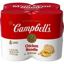 Campbell’s Condensed Chicken Noodle Soup, 10.75 oz Can (4 Pack) picture
