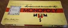Vintage 1958–1961 Monopoly Game Parker Brothers Complete Plastic & Metal Pieces picture
