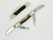 Vintage FIFE Cut Co. Solingen Germany 575 Stag Congress Pocket Knife Slip-Joint picture