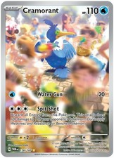 NM-Mint Cramorant - 176/167 - Illustration Rare Pokemon Twilight Masquerade picture