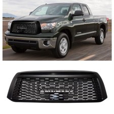 Black Front Grille for 2010-2013 Toyota Tundra Honeycomb Style Grill with Frame picture