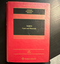 Wolters Kluwer Aspen Casebook Torts: Cases & Materials Hardcover 5th Ed picture