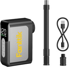 Fanttik X10 Ace Tiny Bike Pump, 120PSI Electric Presta & Schrader Valve Compact picture