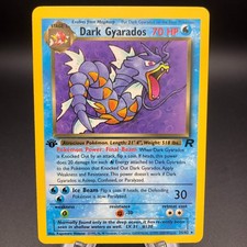 Pokemon Dark Gyarados 25/82 - NM Non-Holo Rare 1st Edition Team Rocket 2000 WotC picture