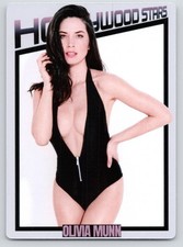 Olivia Munn Hollywood Actress Singer Model Hot Spicy Custom Trading Card picture