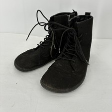 Saguaro Ambition II Barefoot Winter Boots Black Vegan Women's Size EU 38 US 7.5 picture