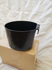 Large Cage Cup/HOLDS 4 cups/Chicken Feed and water cup 12pcs Black. Made in USA picture