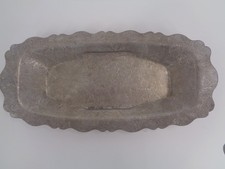 Vintage Forman Family Tray with Floral Pattern & Scalloped Edges picture