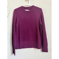 J.Crew Extra-Soft Crewneck Sweater Plum Purple NWT XS CN405 picture