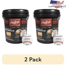 12 Pack Youth Baseballs Official League Recreational Use Practice Bucket 10U picture