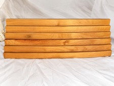 Levenger Note Card Bleachers Natural Cherry Wood 6 Tier Index Card Organizer 19” picture