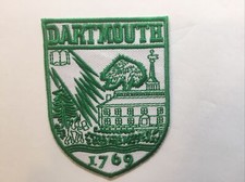 DARTMOUTH 1769 VINTAGE EMBROIDERED IRON ON PATCH 3