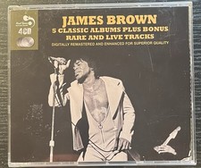 James Brown:– 5 Classic Albums Plus Bonus Rare & Live Tracks (4-CD set) picture
