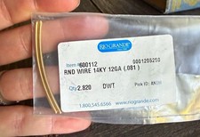 Rio Grande 14K Yellow Gold Round Wire 12GA (.081