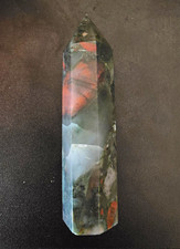 Polished African Bloodstone Tower Approx 4 Inches Tall and 1 Inch Wide picture