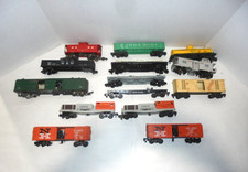 AMERICAN FLYER S GAUGE FREIGHT CAR TRAIN LOT VINTAGE POSTWAR picture
