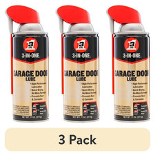 3 PACK 3-IN-ONE Professional Garage Door Lubricant 2 Ways 11 OZ picture