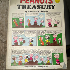Peanuts Treasury Charles M. Schulz Hardcover Illustrated 1968 2nd Printing picture