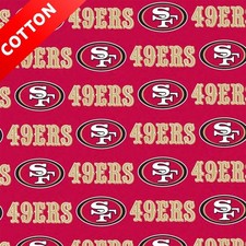 San Francisco 49ers NFL Cotton Fabric - 58