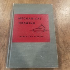 Mechanical Drawing French and Svensen 1948 Vintage  picture
