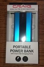 CRAIG 6600 Mah Dual USB Portable Power Bank With Dual USB Charging Ports picture