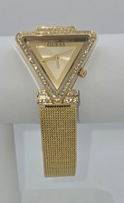 Guess GW0508L2 Ladies Fame Gold Tone Triangular Crystal Accent Watch 34mm picture