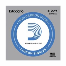 5-Pack D'Addario .007 Gauge Plain Steel String for Electric or Acoustic Guitar picture