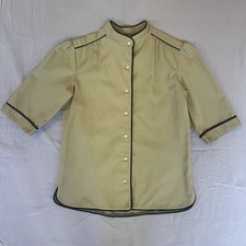 Vintage Women’s Uniform Top Button front Parts for Marver Enterprises Size 6 picture