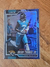 SSP Jersey # 7/10  Brian  THOMAS JR. 2026 TOPPS FLAGSHIP BLACK FOOTBALL 07/10 picture