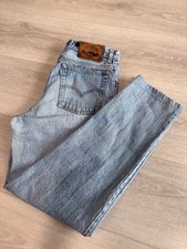 Levi's SilverTab 726 Jeans Men's Relaxed Fit Light Wash Vintage 90s Size 32x34 picture