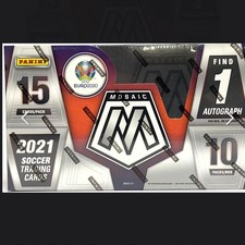 2021 Panini Mosaic UEFA EURO Soccer Hobby Box 1 AUTO - Fresh Case picture