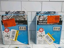 2pk Danco 39620 Tub & Shower Trim Kit for Sayco Faucets 3 Handle Chrome Open Box picture