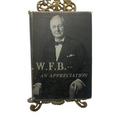 Vintage 1959 W F B An Appreciation Buckley Privately Printed Gray HC Signed picture