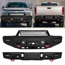 Vijay For 2004-2014 Chevrolet Colorado Front/Rear Bumper With Winch Plate&Light picture