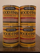 4x Minwax Pickled Oak 260 Quart Size Oil-Based Wood Stain New Discontinued Color picture