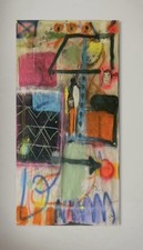 Modern Abstract Canvas Painting Street Art Urban Graffiti Wall Decor Minimalist picture